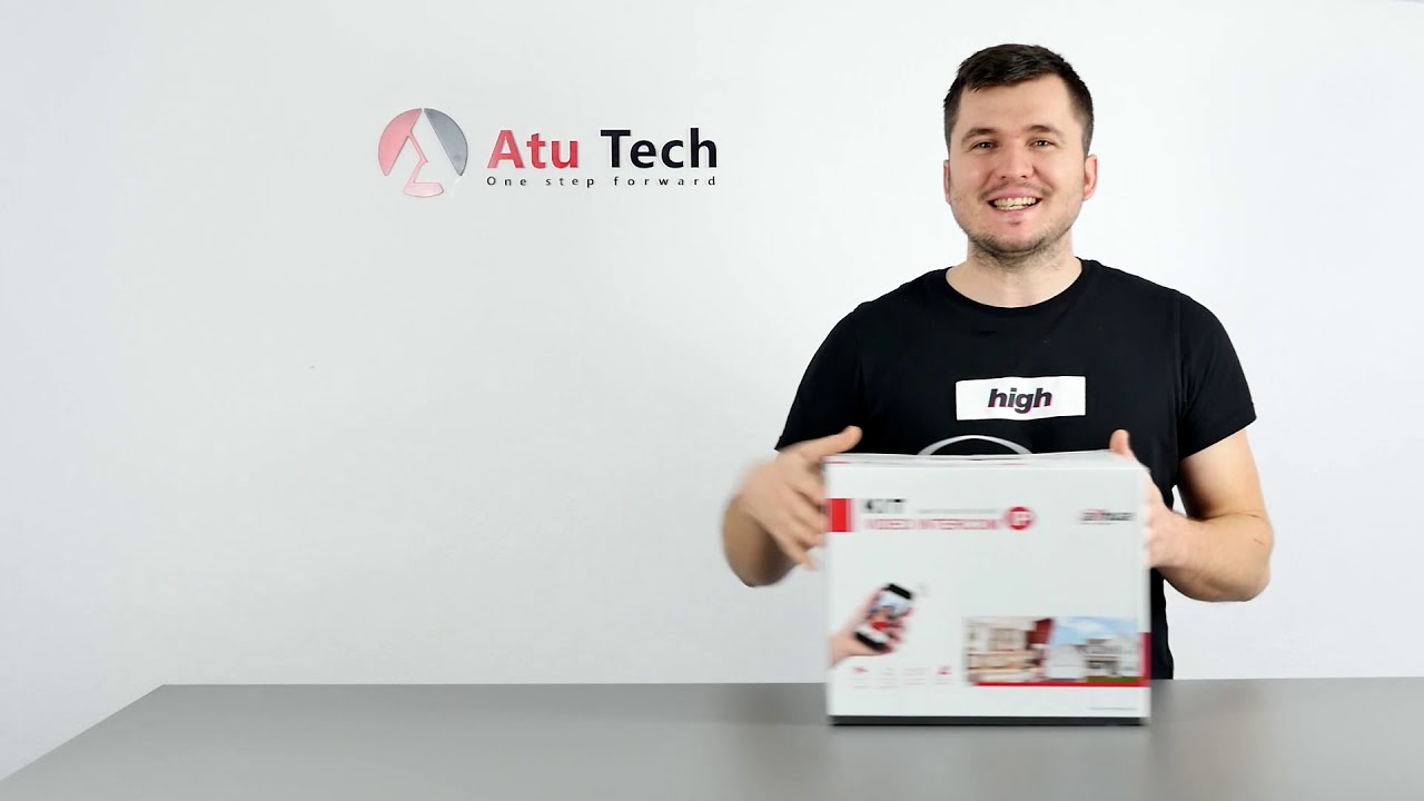 Unboxing videointerfon IP DAHUA cu monitor 7 inch si alimentare POE KTP01(F)