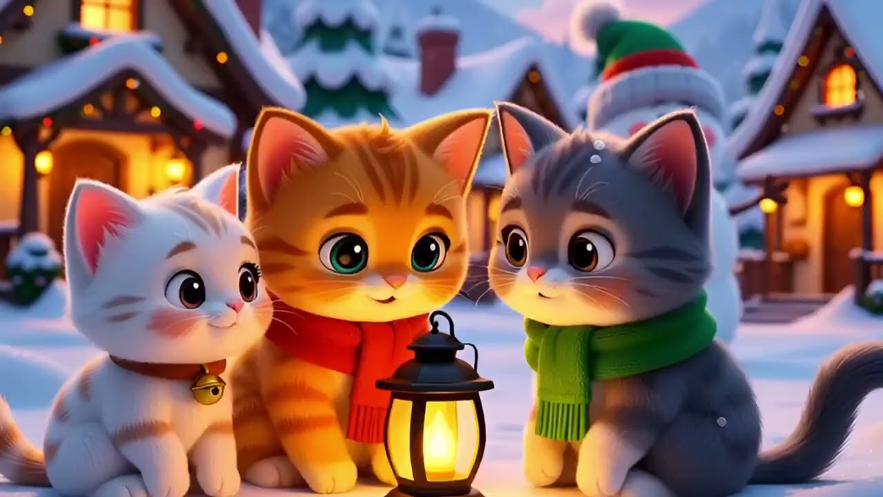Jingle Bells Song  cat christmas Song Kids Toonz TV