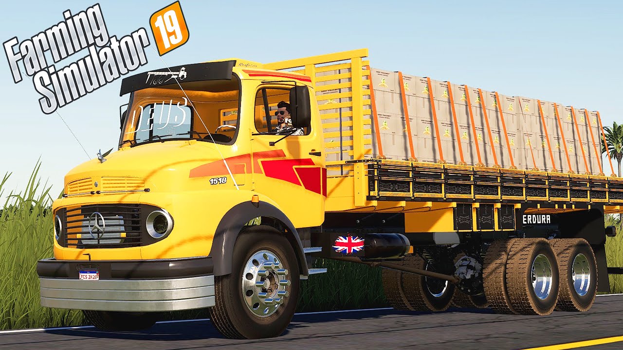 MB 1518 TRASPORTANDO ÓLEO DE SOJA | Farming Simulator 19 | Brasil Sul - Ep 35