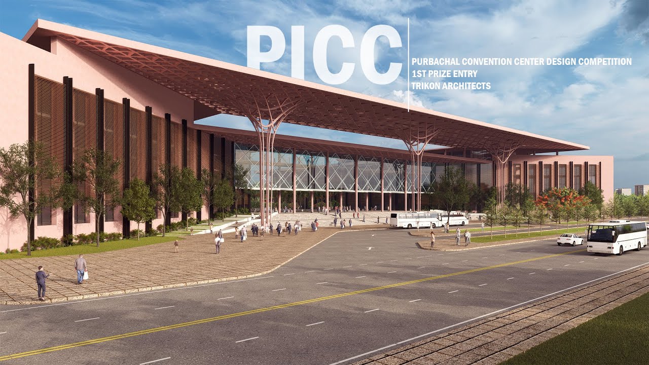Purbachal International Convention Center  | 1st Prize Winning Entry | Trikon Architects