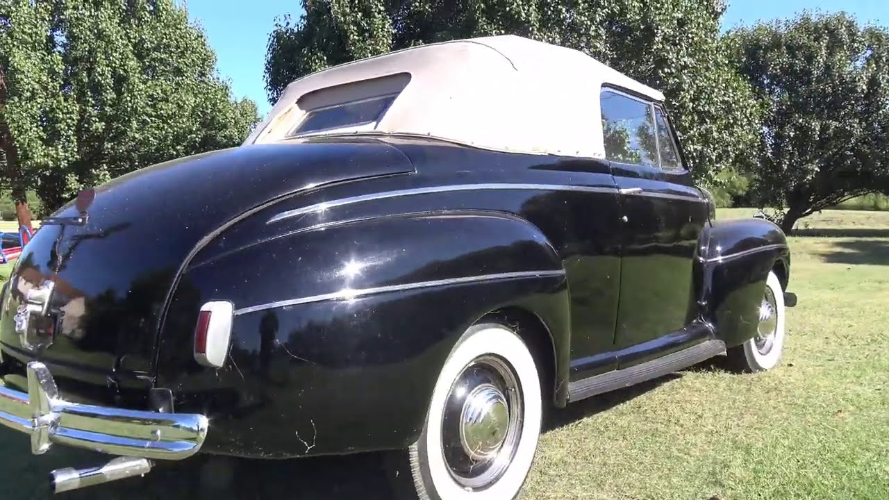 1941 Ford Super Deluxe convertible footage Samspace81 Texas classic car inspector vlog #barnfind
