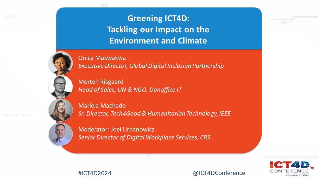 Greening ICT4D: Tackling our impact on the environment and climate