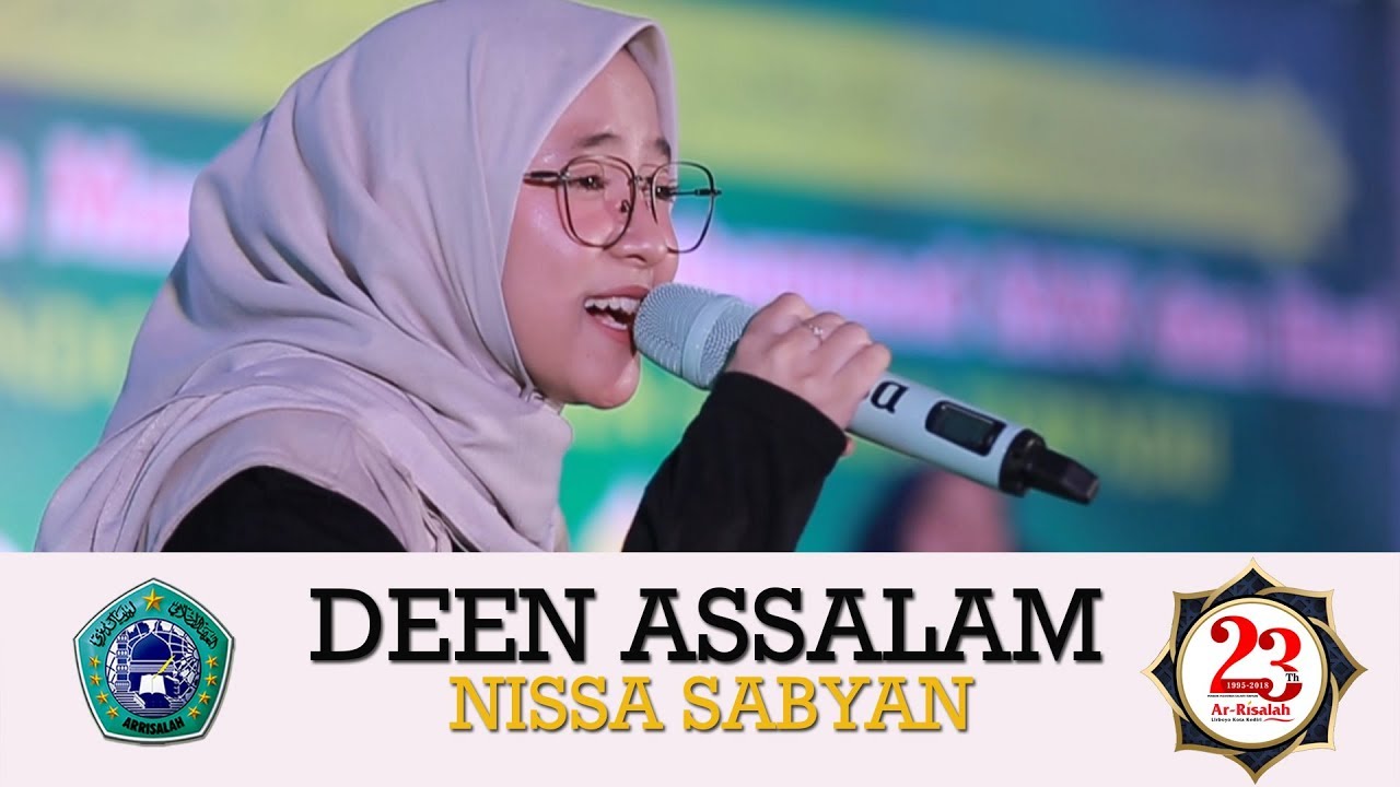 DEEN ASSALAM - SABYAN LIVE TERBARU 2018 (PP AR RISALAH LIRBOYO KOTA KEDIRI)
