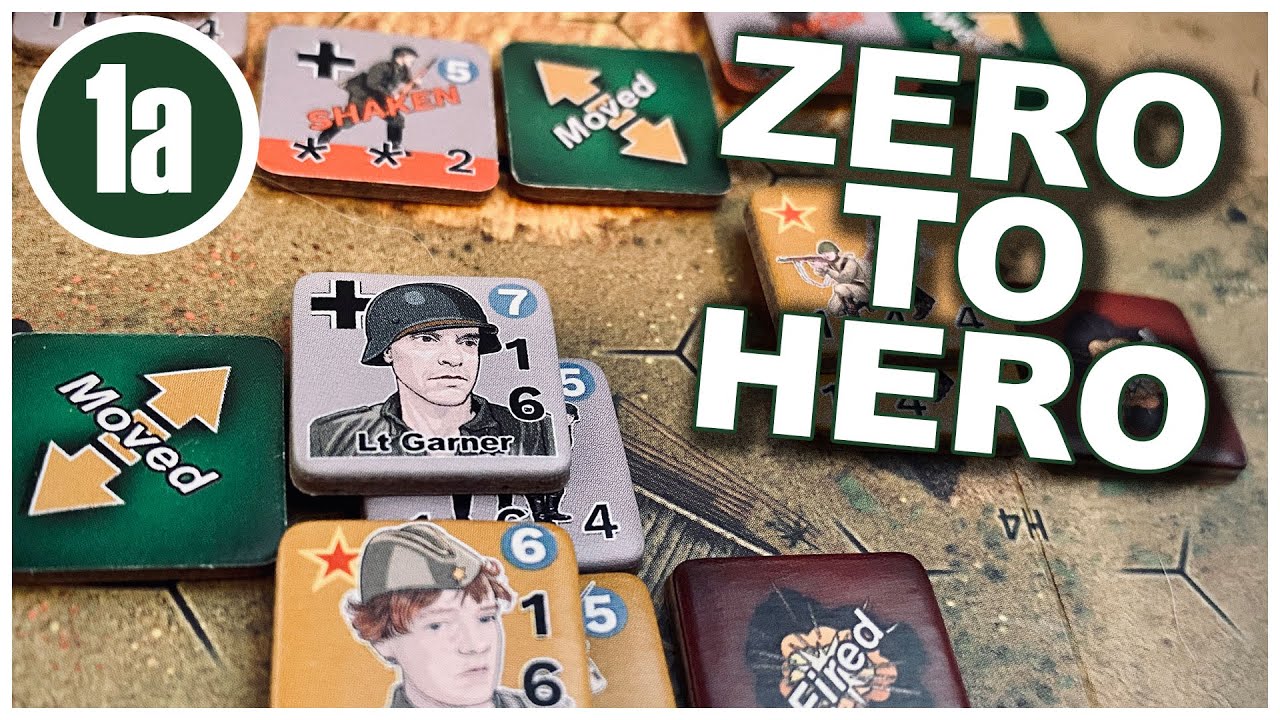 Village Assault - Lock 'N Load Tactical Zero to Hero | WW2 Wargame | Gameplay | Episode 1a
