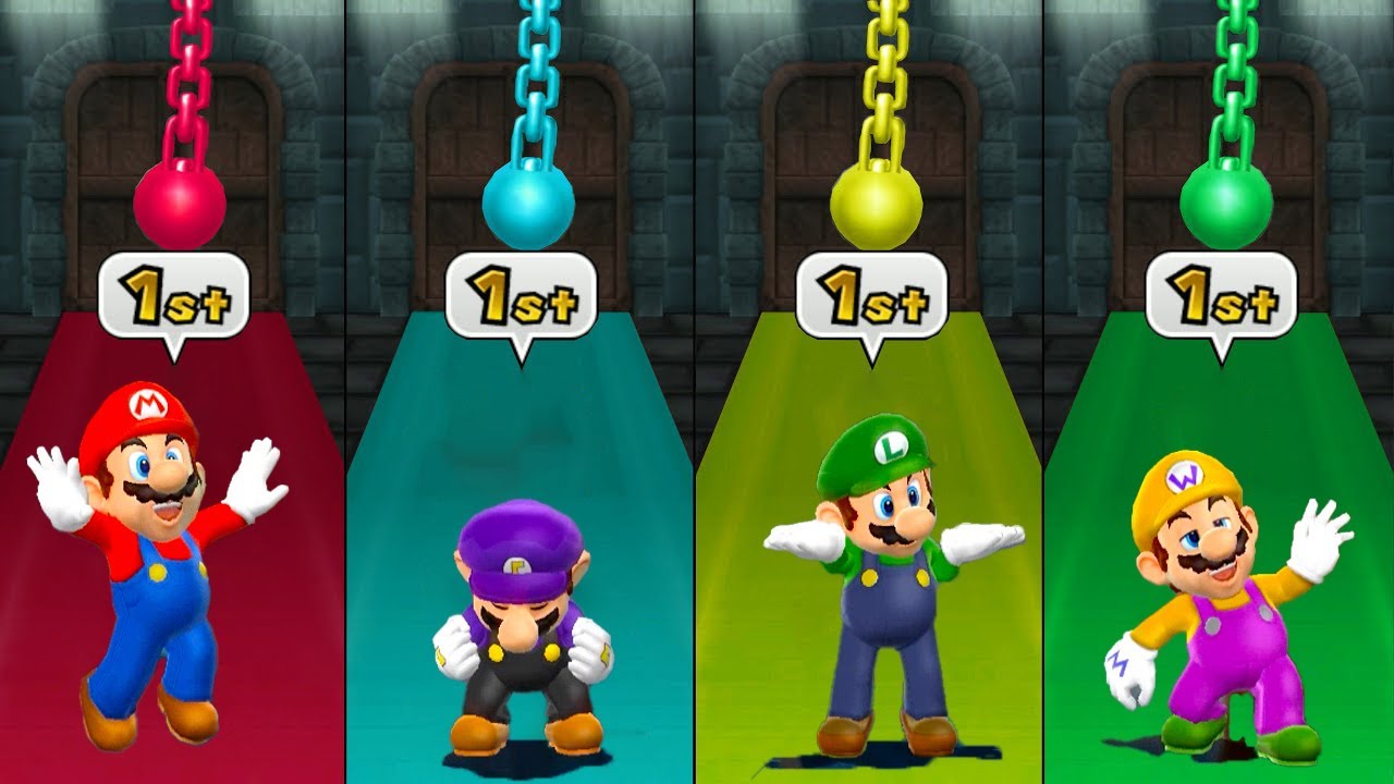 Mario Party 9 High Rollers Minigames 4 Mario( Max Difficulty )