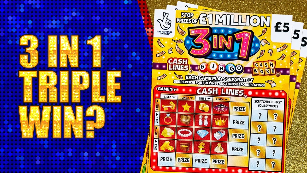 Can we get a triple win on the '3-in-1' scratch card? 🥉💰🥇 It's the Scratchcard Gameshow!