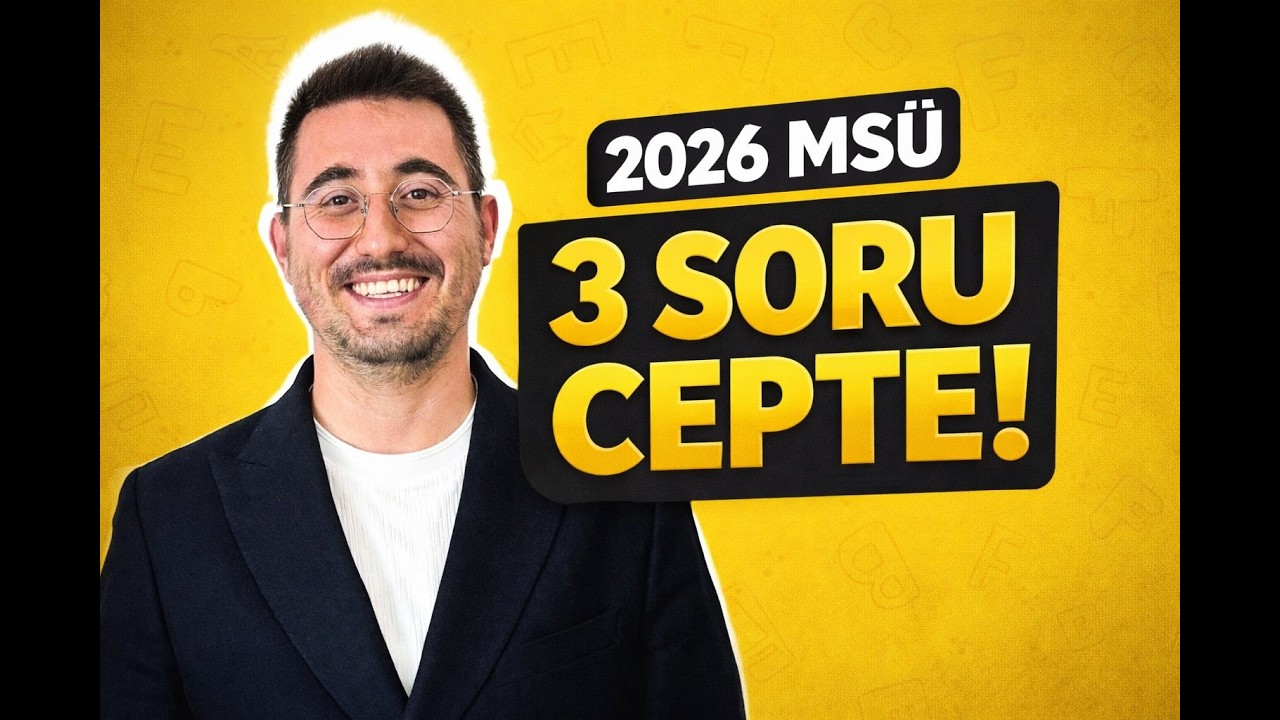 MSÜ TÜRKÇE II 3 SORUDA BAŞARILI OLMAK İÇİN