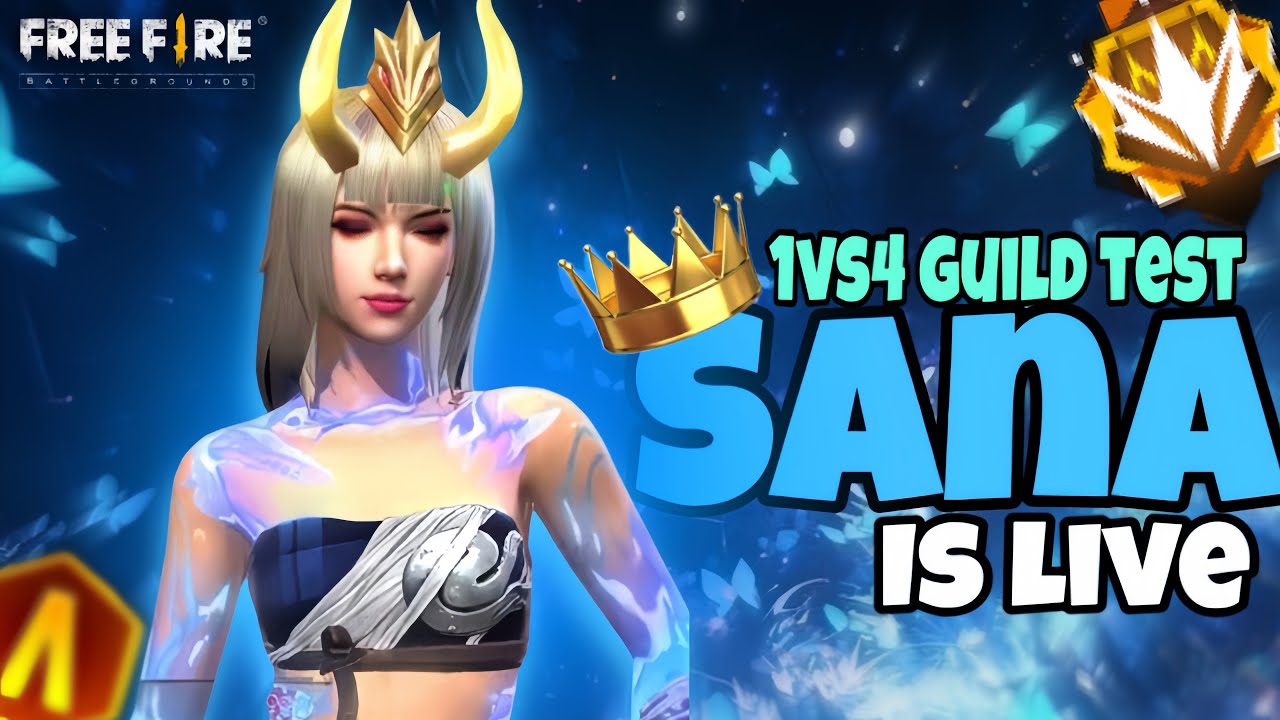 1VS4 GUILD TEST FREE FIRE LIVE CUSTOM ROOM GIVEAWAY | FF LIVE TEAM CODE GIVEAWAY | FF LIVE GIVEAWAY