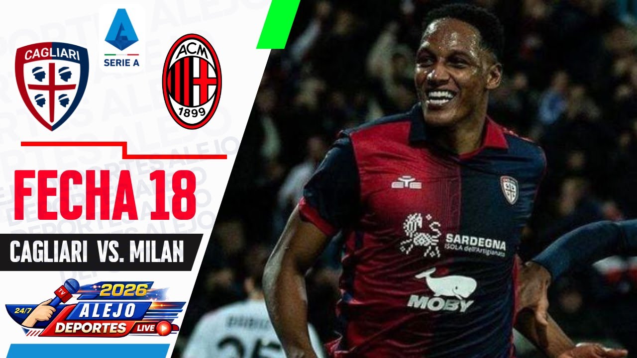 Cagliari vs AC Milan EN VIVO 🔴⚫ | Camino Mundialista de Colombia con Yerry Mina