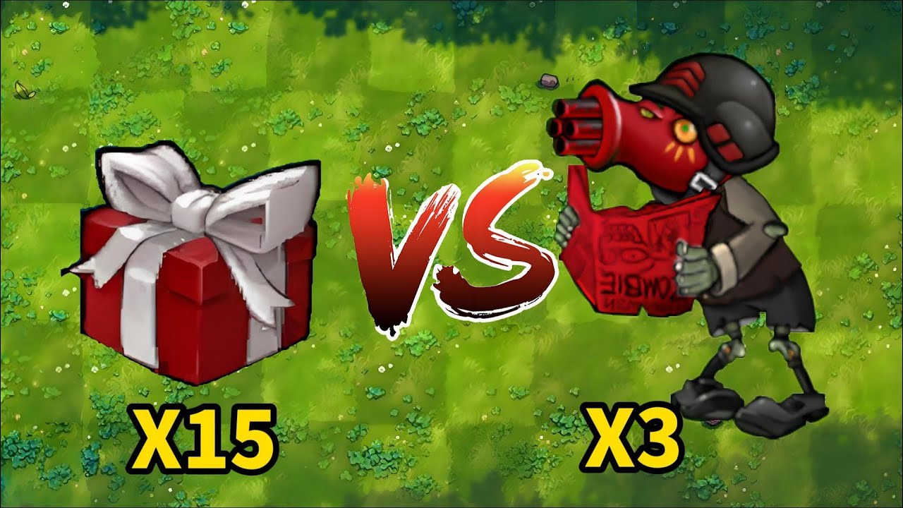 PVZ 1 Fusion Challenge! 15 Random Boxes VS 3 Ultimate Cherry Shooters, - Who Will Win?