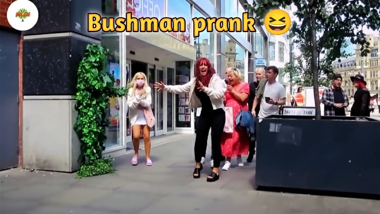 Crazy Bushman Prank 😂 | Funniest Street Reactions Ever #bushmanprank