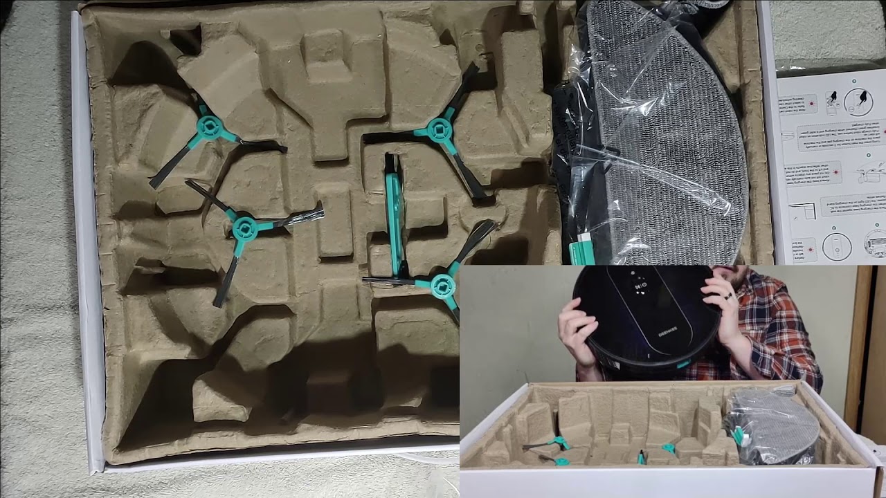 DeenKee DK650 unboxing robo smart Vac BETA