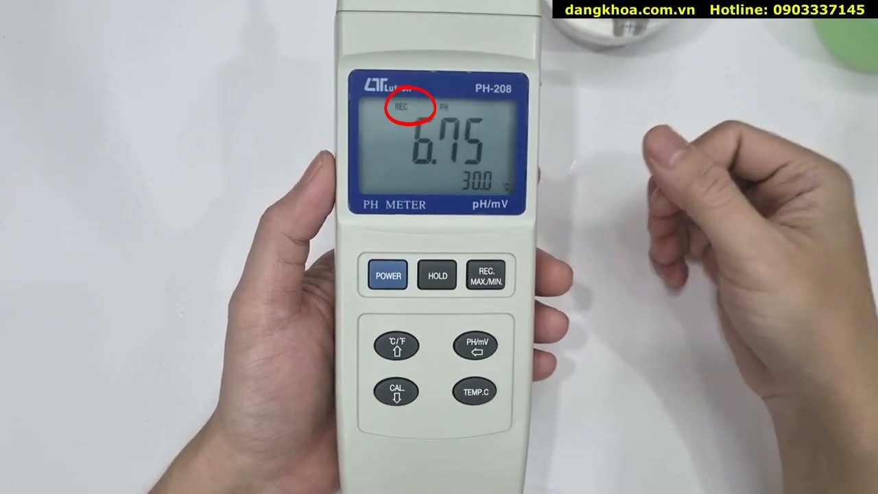 Hướng dẫn sử dụng máy đo độ PH-208 của hãng Lutron
