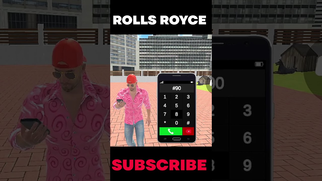 Rolls Royce car cheat code 🤩🤡 Indian theft auto game #viral #shorts