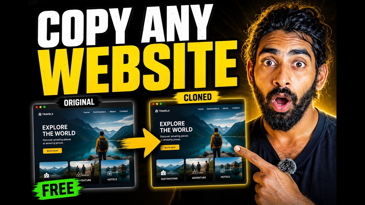 2 Ways To Clone $1000 Websites (For Free)