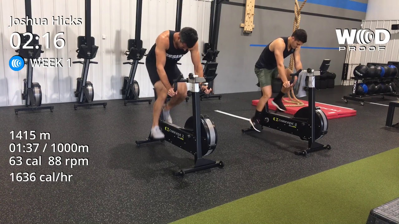 WODProof Bike Erg Challenge Workout #2