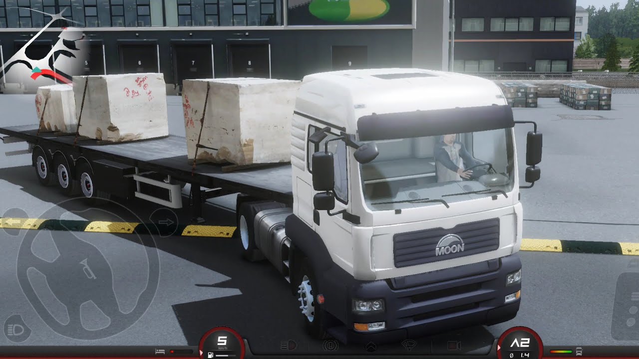 Truckers of Europe 3 |Service Truck🚚 |Large Trailer| Part - 1 | Wanda Software #truckersofeurope3