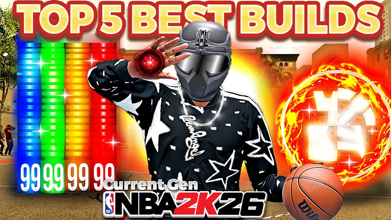 TOP 5 BEST BUILDS ON NBA 2K26 CURRENT GEN! THE MOST OVERPOWERED BUILDS ON NBA 2K26!