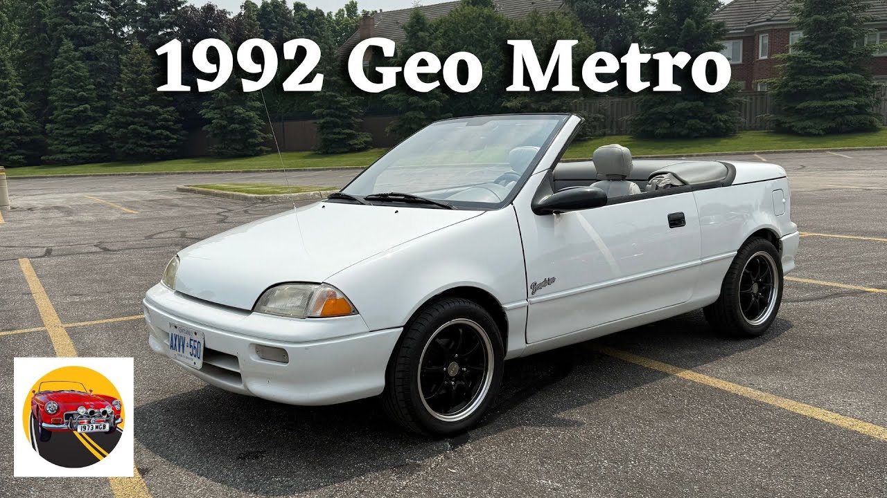 Geo Metro Convertible 1992 года &mdash; редкий трехцилиндровый автомобиль, бросивший вызов времени!