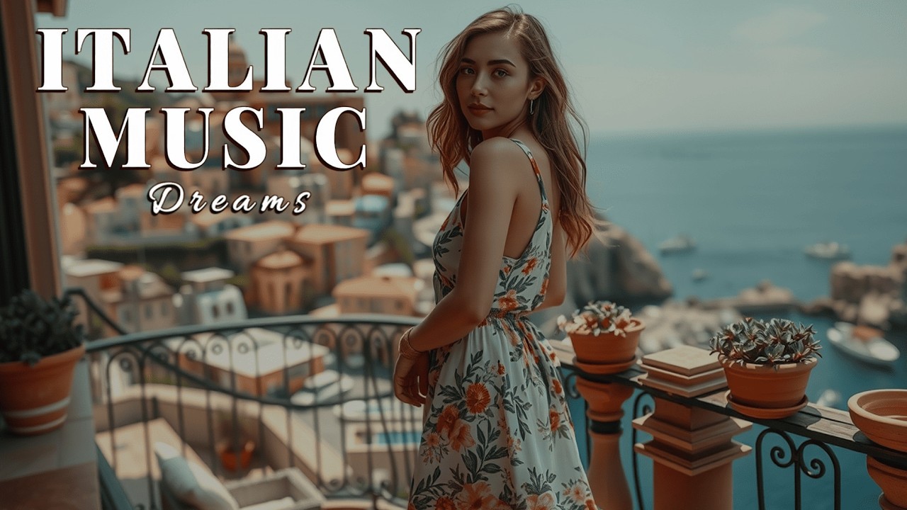 🌊 Mediterranean Italian Chill Music 🌊 1+ Hours Scenic Amalfi Coast & Lake Como Escape