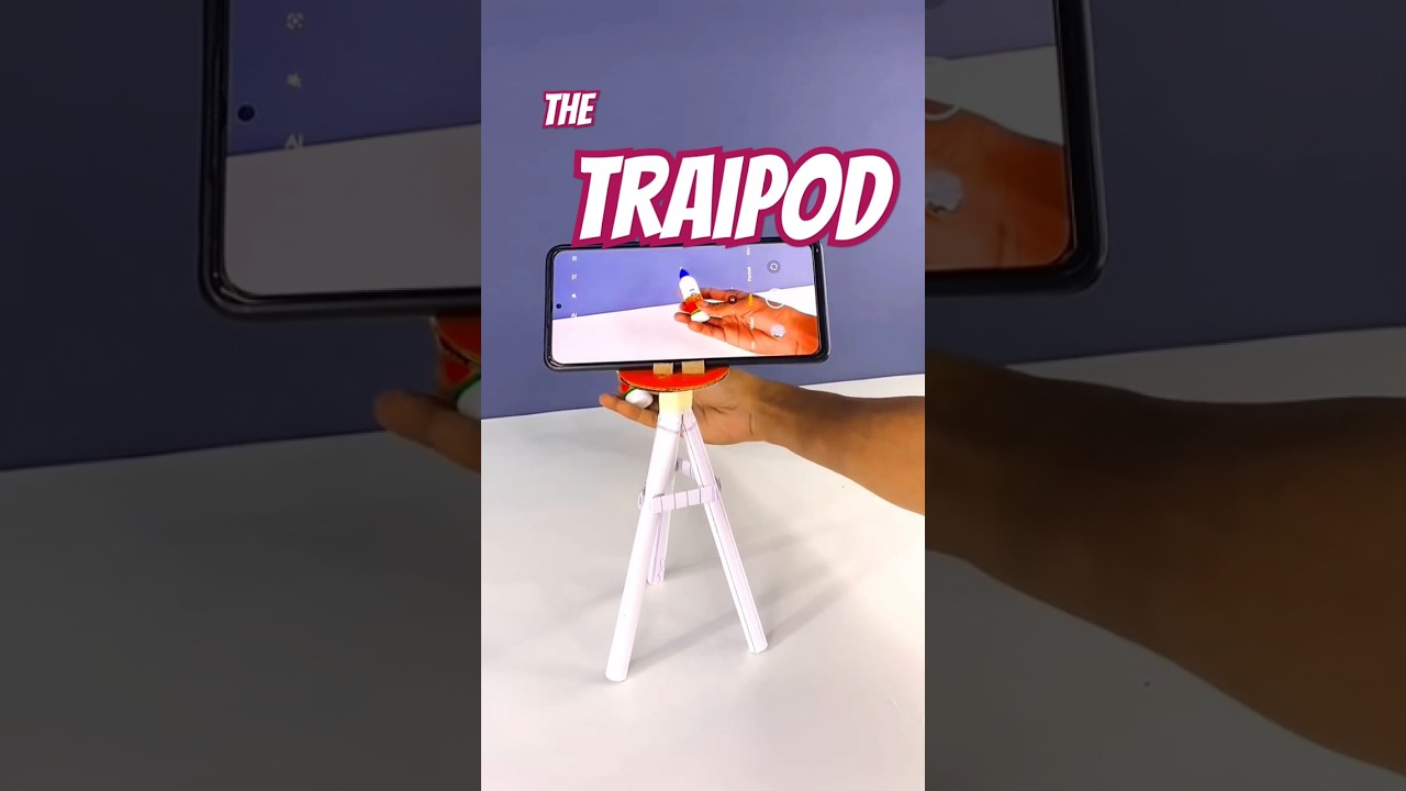Create Your Own AMAZING Paper Tripod in Minutes!#shortsfeed #diy #shorts #youtubeshorts