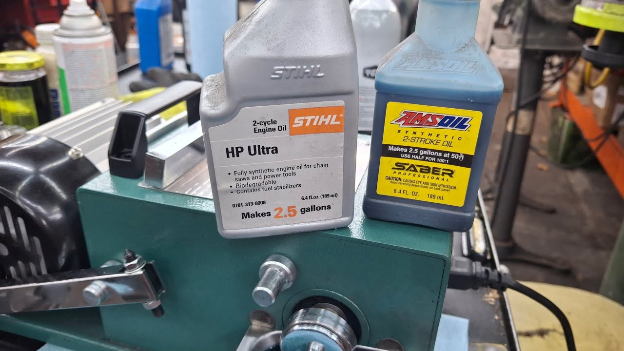 2-Stroke Oil Test! Stihl HP Ultra vs Amsoil Saber