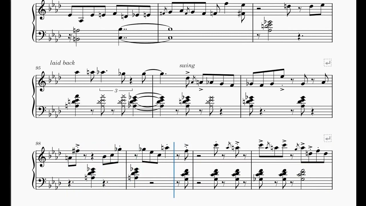 Before You Go (Lyle Mays) Piano Transcription - including solo sections