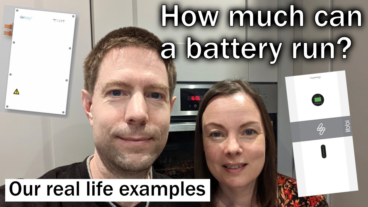 How much can a home storage battery run in winter?  Our real life examples.