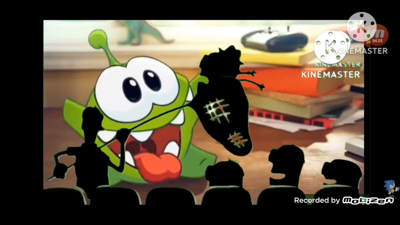 Minions are watching om nom stories anti piracy screen