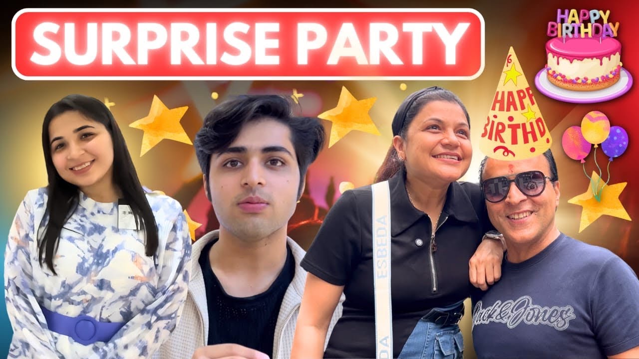 Papa ke liye SURPRISE PARTY😲 |Grovers here!| #vlogs