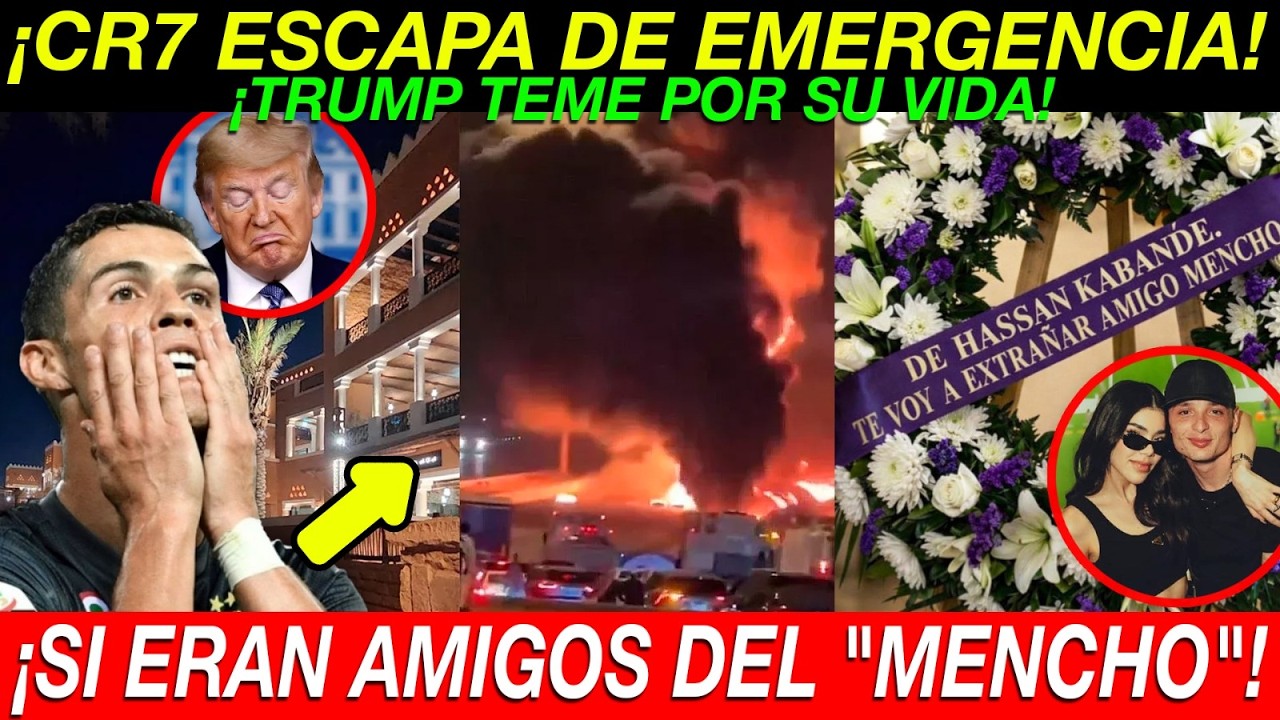 MAXIMO PODER!! RONALDO SALE HUYENDO,TRUMP TEME POR SU VIDA, SI ERAN AMIGOS DEL MENCHO, CLAUDIA FIRME