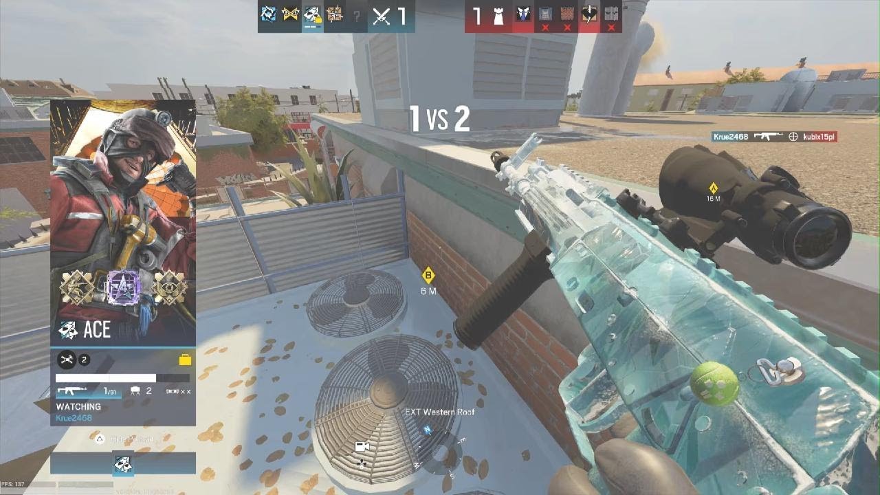 Tom Clancy's Rainbow Six Siege this guys a kd warrior