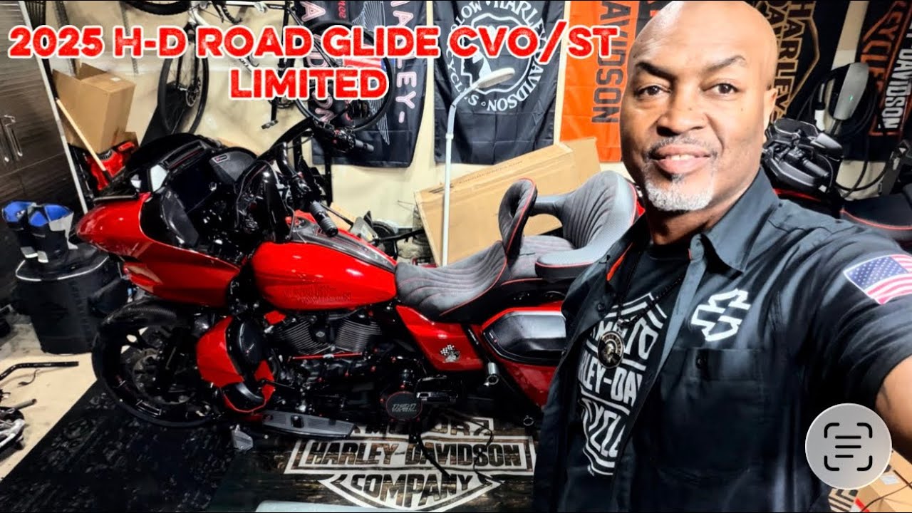 Just a few more upgrades to the 2025 Harley-Davidson Road Glide CVO/ST Limited Project 