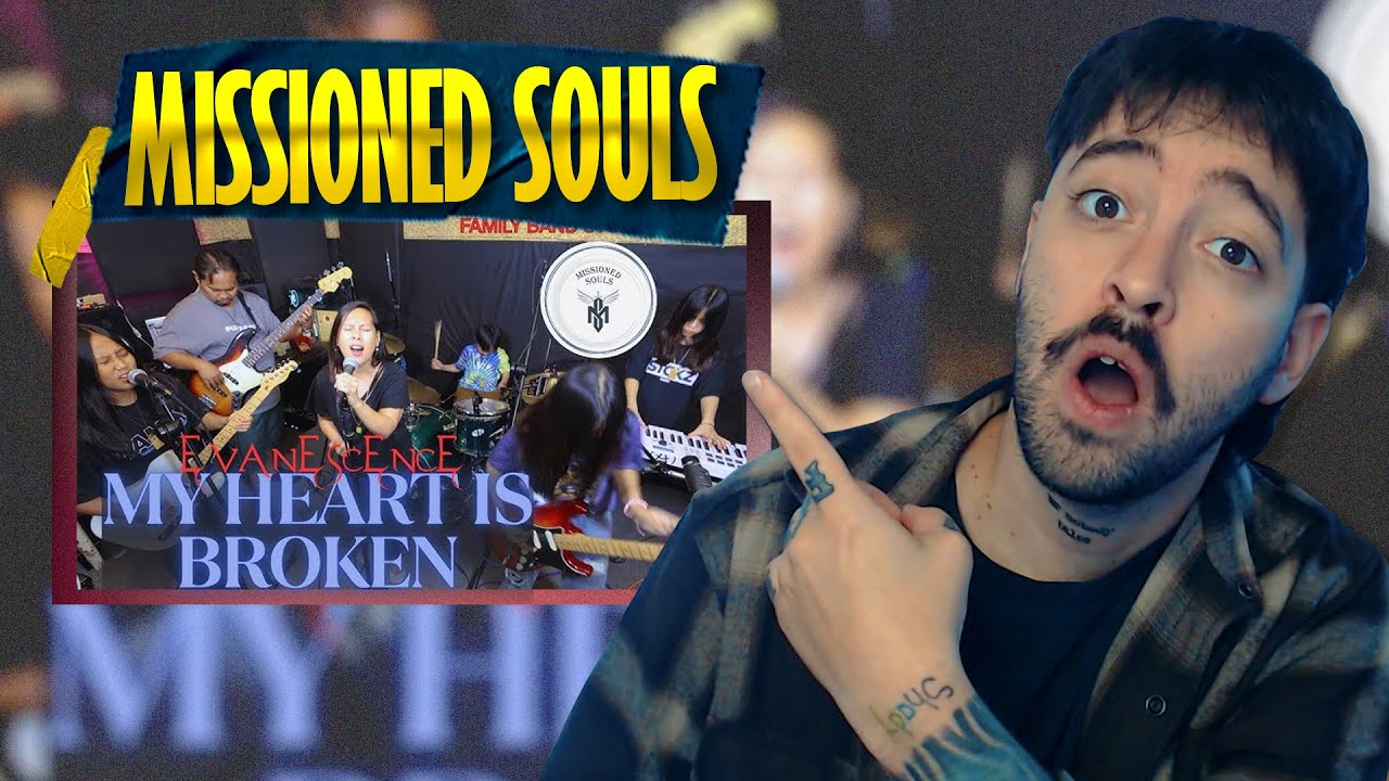 MISSIONED SOULS - My Heart is Broken (by Evanescence) | REACTION | We thought that was Amy singing🔥🤯