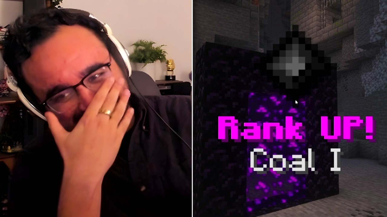 so... Squeex got his first Minecraft rank...