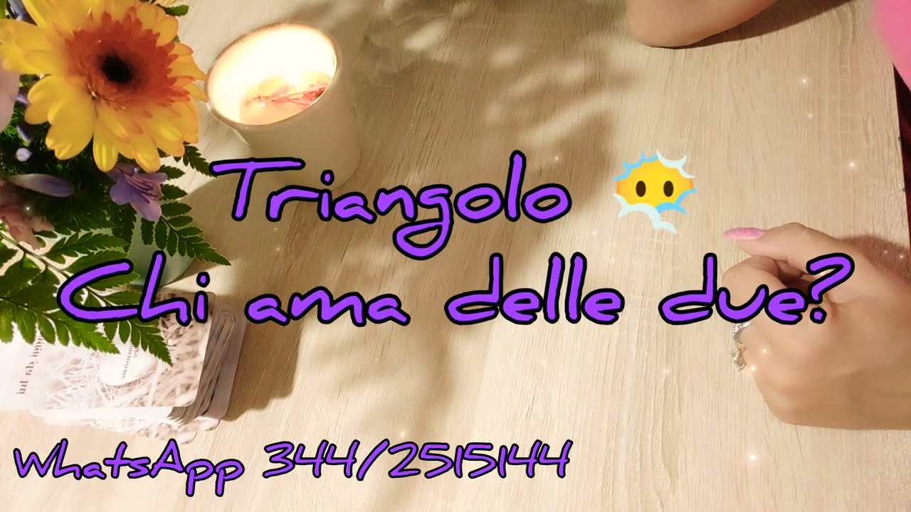 Triangolo..chi ama tra me e lei?💓 #amore #perdonare #tarot #interattivi