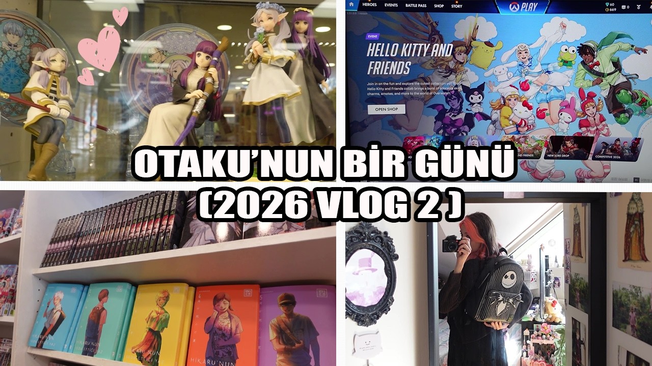 OTAKU'NUN BİR GÜNÜ  (MANGA ALIŞVERİŞİ, OVERWATCH)
