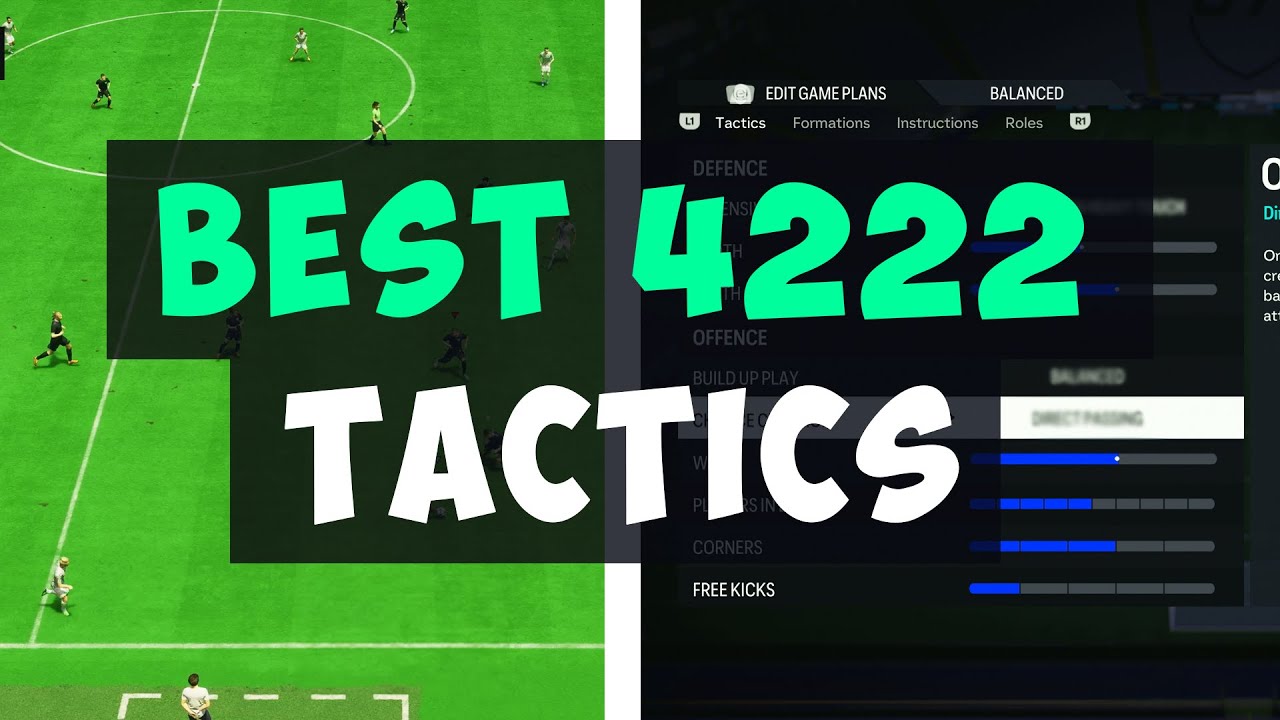 EA FC 24 - Best Meta 4-2-2-2 Custom Tactics/Instructions
