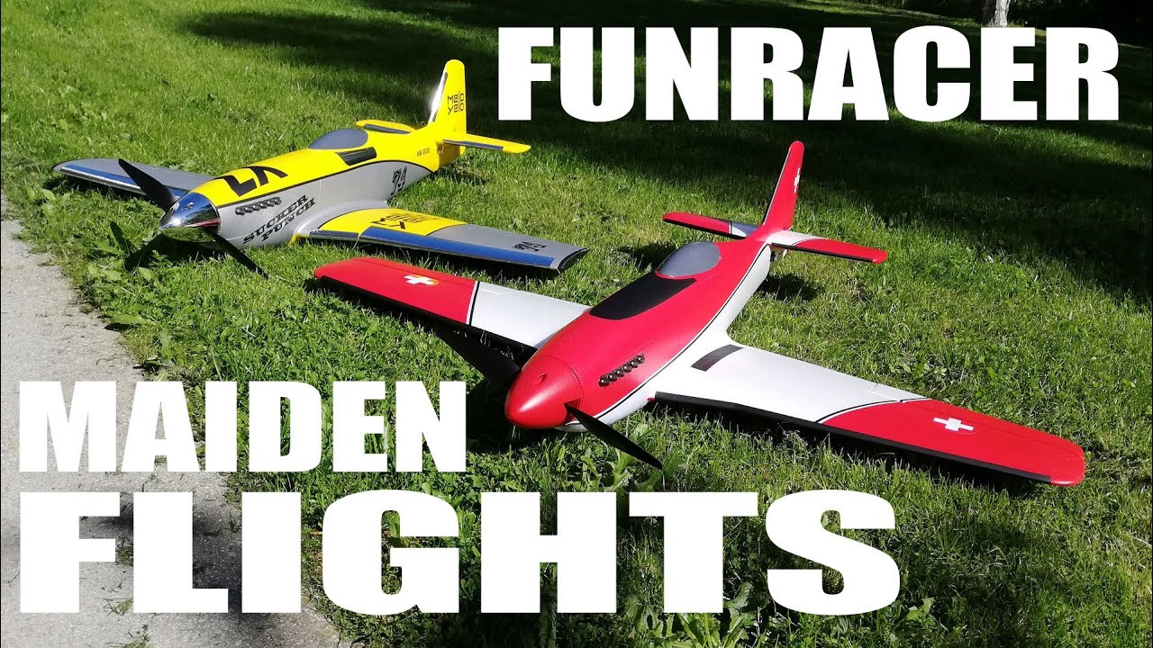 MULTIPLEX FUNRACER | 2 MAIDEN FLIGHTS