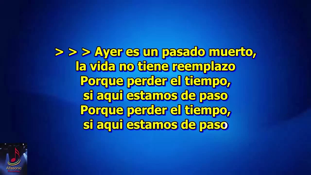 Amor sin fronteras - Karaoke  Decision vallenata