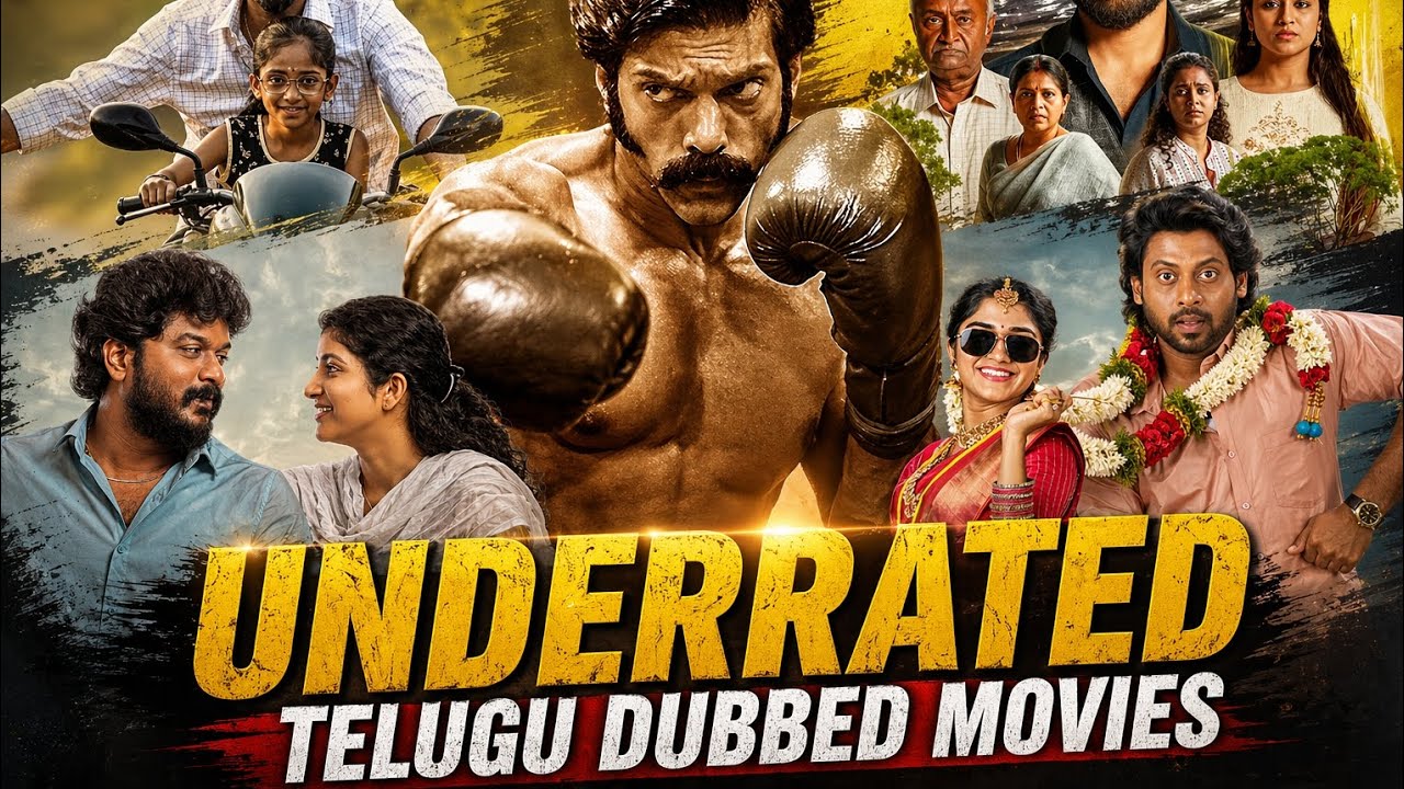 Top 5 Underrated Telugu Dubbed Movies 🤫 | Part 3 | Hidden Gems You Missed