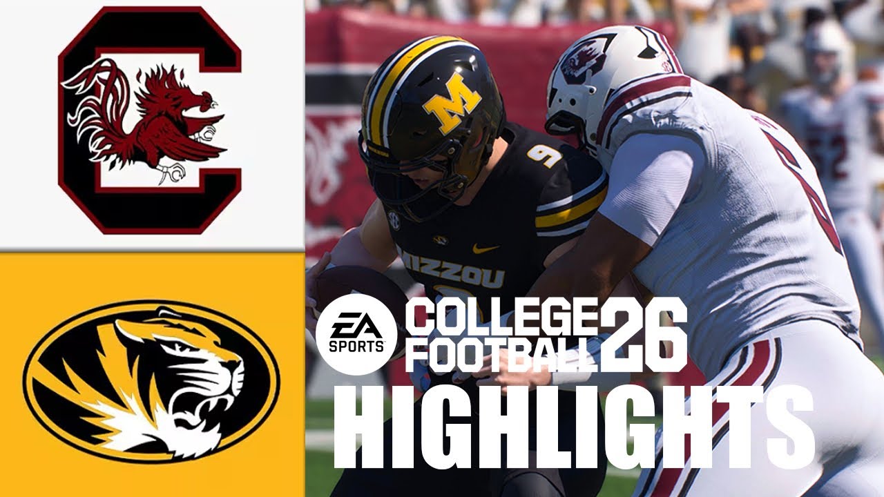 CFB 26 Dynasty Week 4 | #9 South Carolina at Missouri 