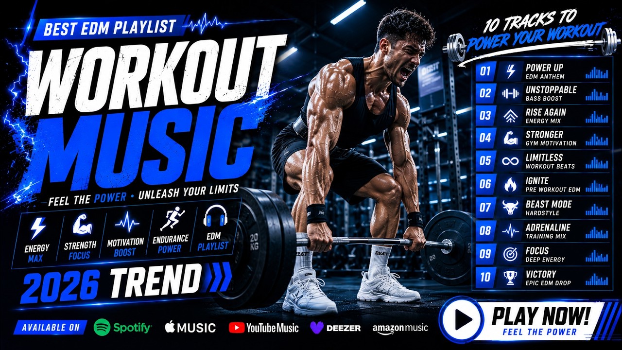 Gym Motivation Music 2026 ⚡ Best Workout Songs for Training & Fitness