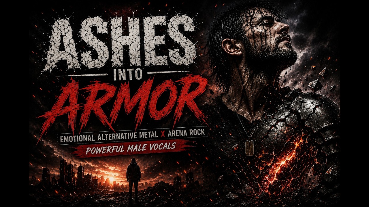 Ashes Into Armor | Emotional Alternative Metal x Arena Rock | Powerful Male Vocals