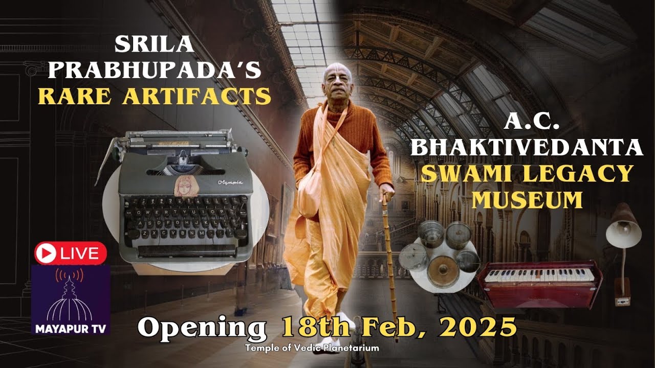 TOVP Presents Srila Prabhupada's Rare Artifacts: What the Museum Will Showcase?