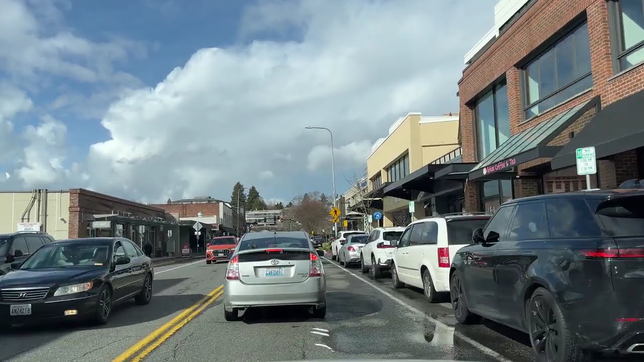Weekend drive down Lakeview in Kirkland, WA | Washington State Drives