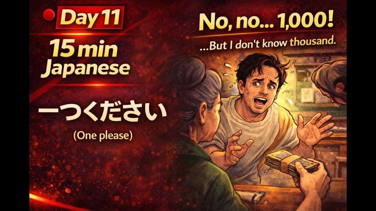Day 11 – I Tried to Negotiate in Japanese... I Failed (15-min Japanese)