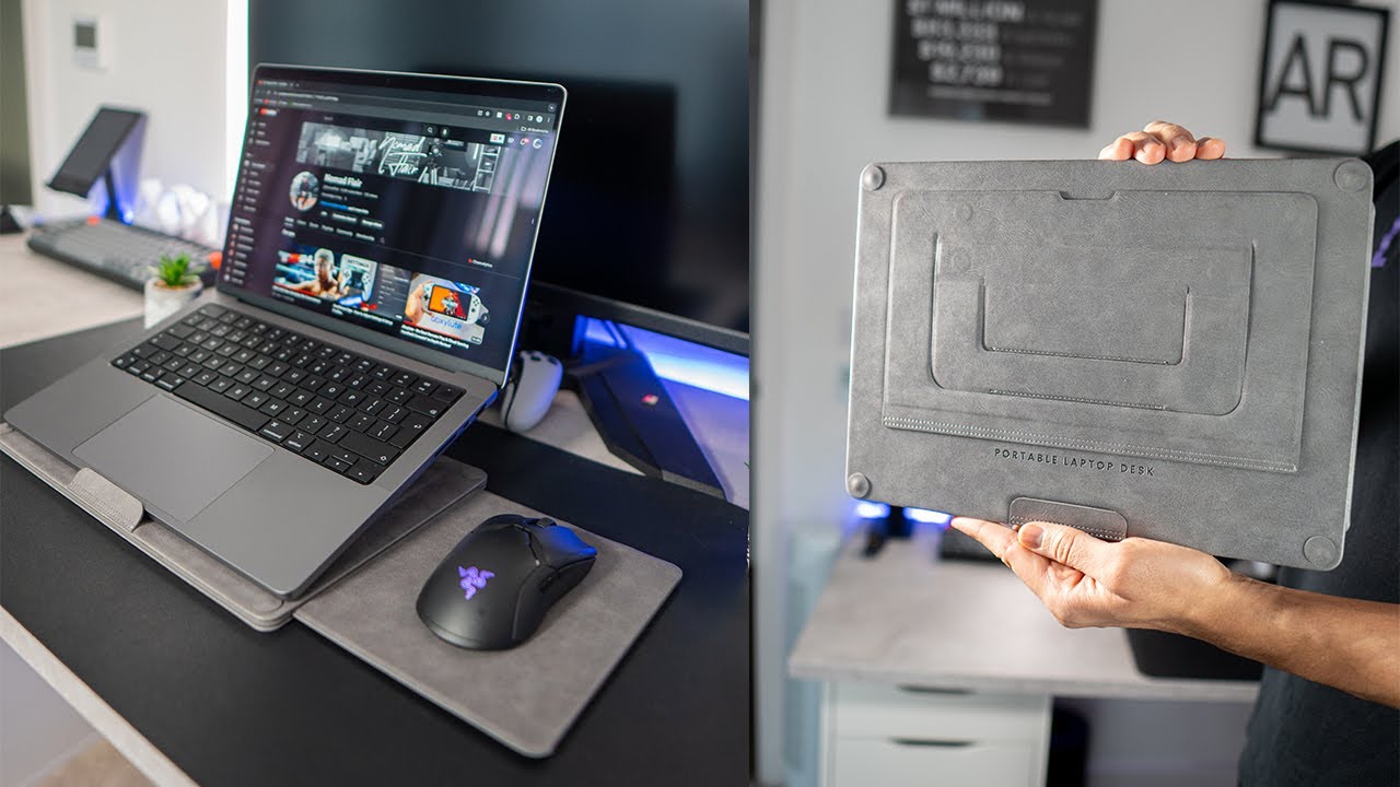 The BEST Portable Laptop Desk For the Macbook Pro/Air? PunCube 3-in-1 Laptop Desk