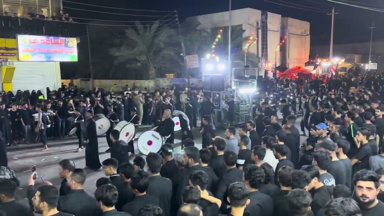 موكب عبدالله الرضيع(ع)محافظة البصرة-قضاء المدينه/عشيرة العيسى ليلة ٥محرم ١٤٤٥هـ//23-7-2023م