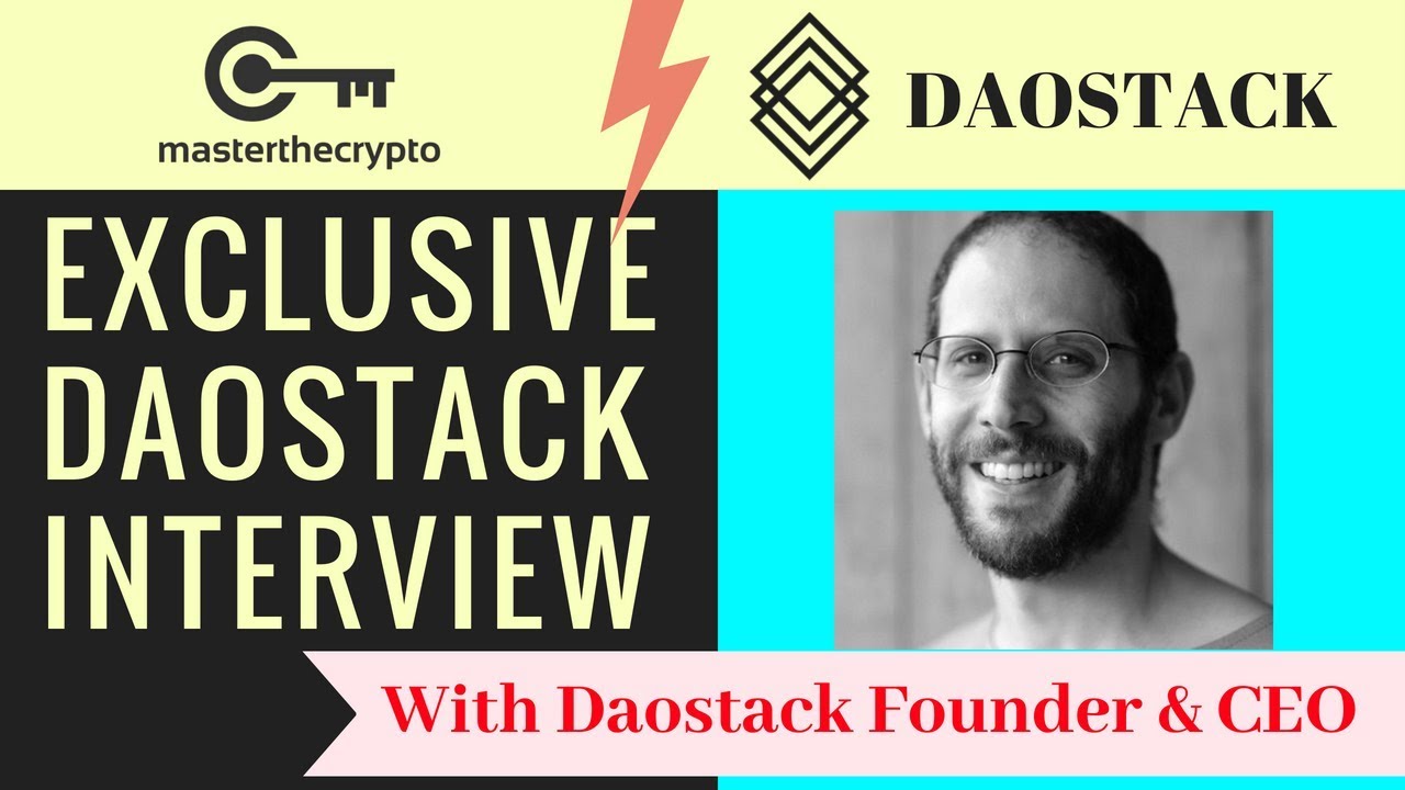 Exclusive Daostack Interview/AMA - Master The Crypto